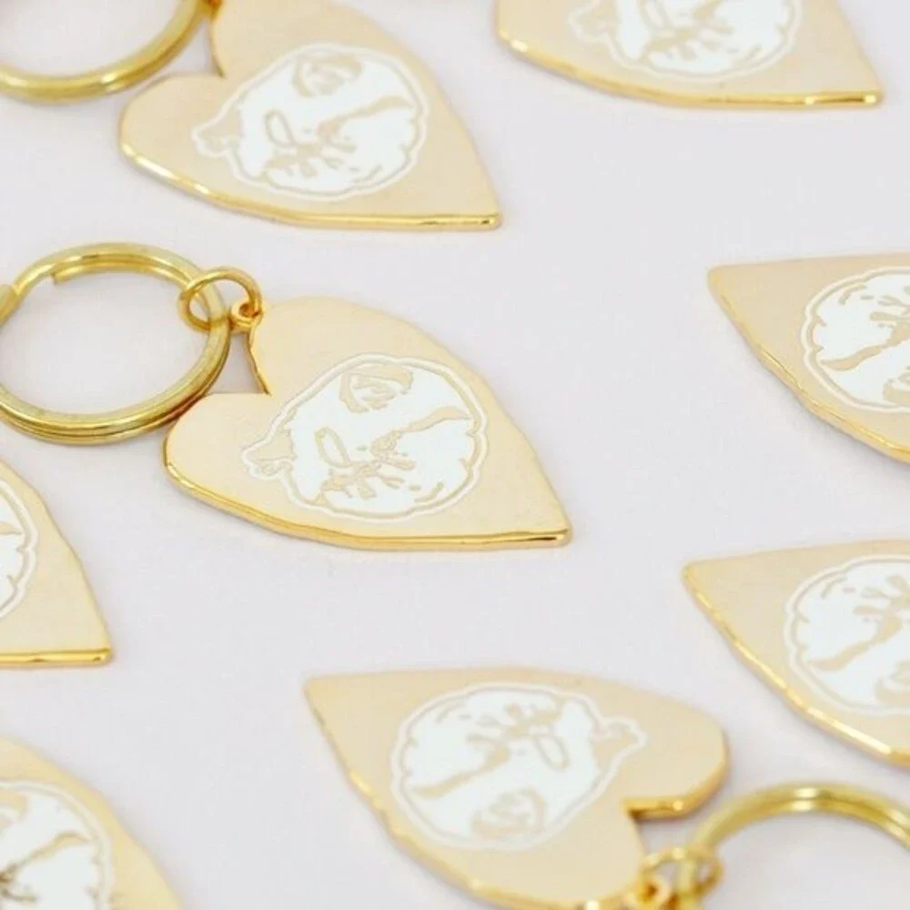 Hello Harriet Cat keychain and 'Fur Bae' Collar Tag